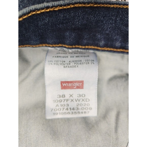 New WRANGLER Men's Jeans Five Star Premium Relaxed Fit Flex 38 x 30 NWT - Picture 5 of 7